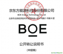 京東方能源科技申請新三板掛牌：聚焦綠色低碳主業(yè)，提升能源物聯(lián)網(wǎng)板塊市場競爭力